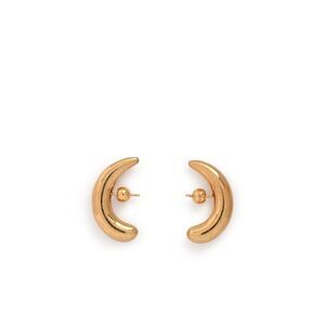 Panconesi Silver 'Half Moon Hoops' Earrings Women